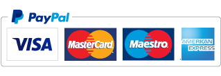 Credit and Debit cards accepted via Paypal